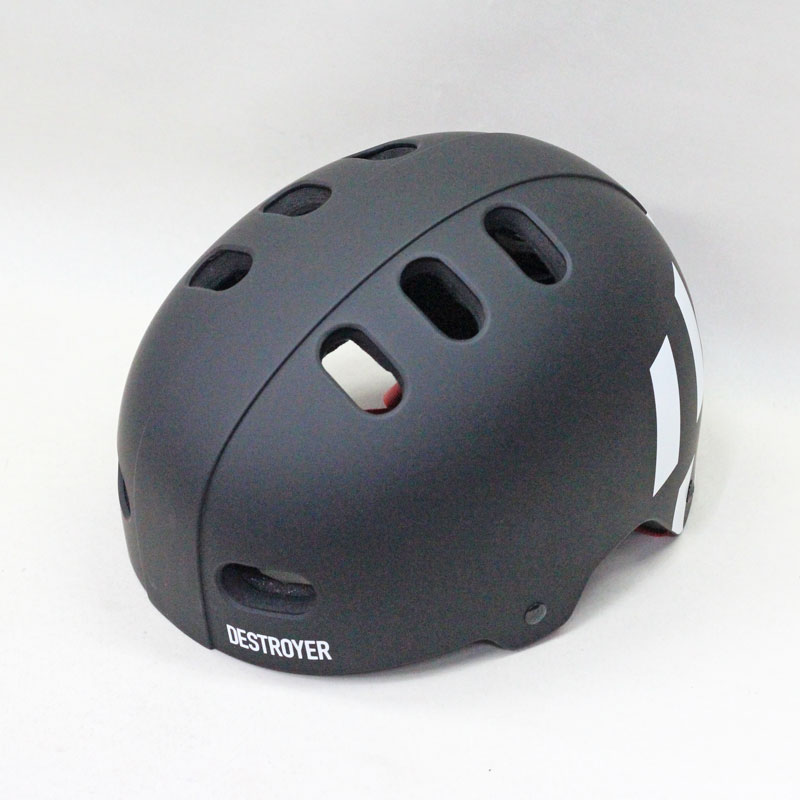destroyer helmet black/ white/ red