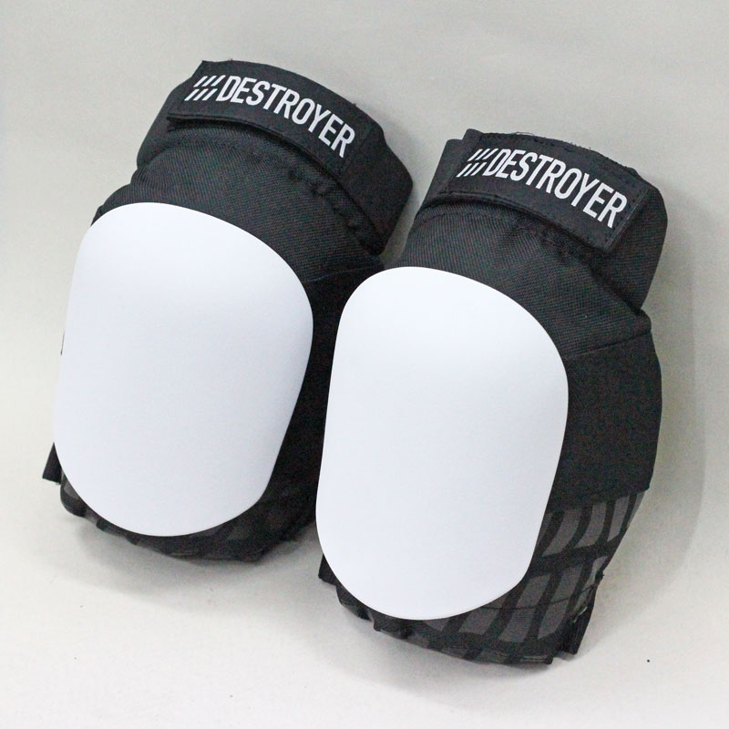 destroyer pro knee black/white