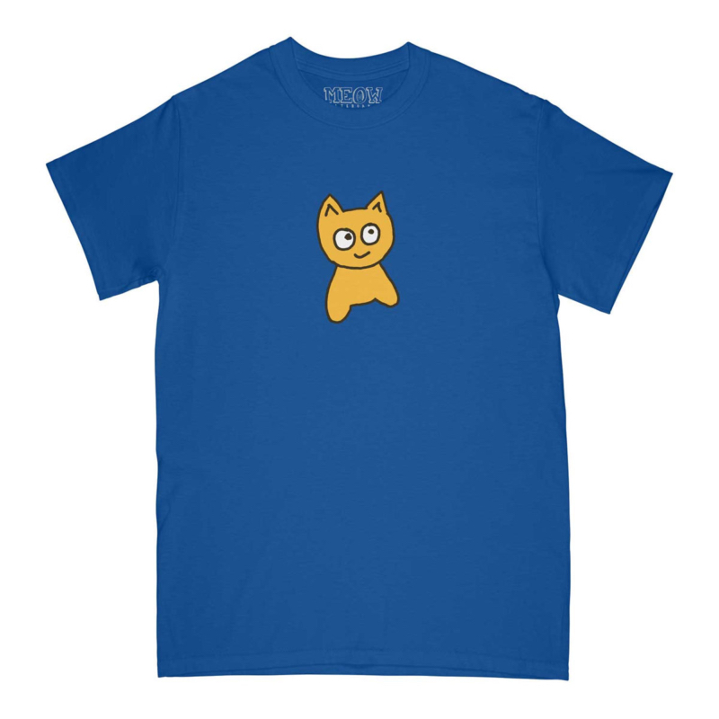 meow big cat tee royal