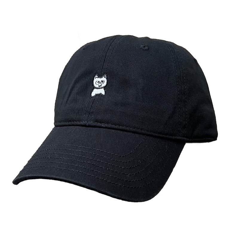 meow unstructured hat black