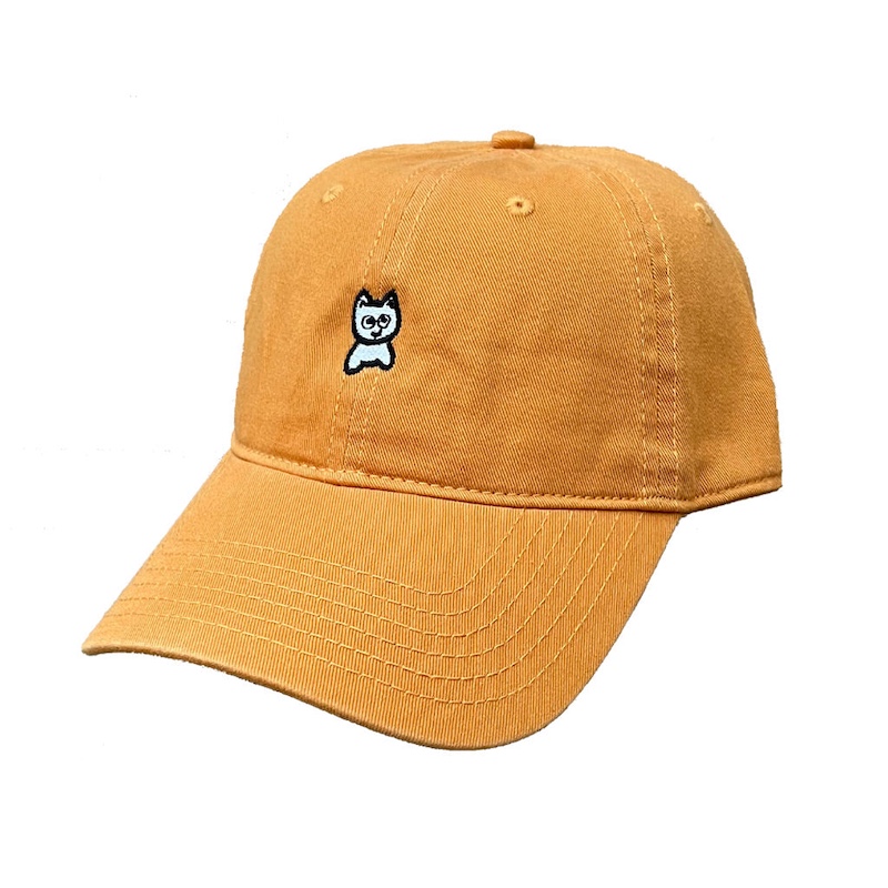 meow unstructured hat mustard