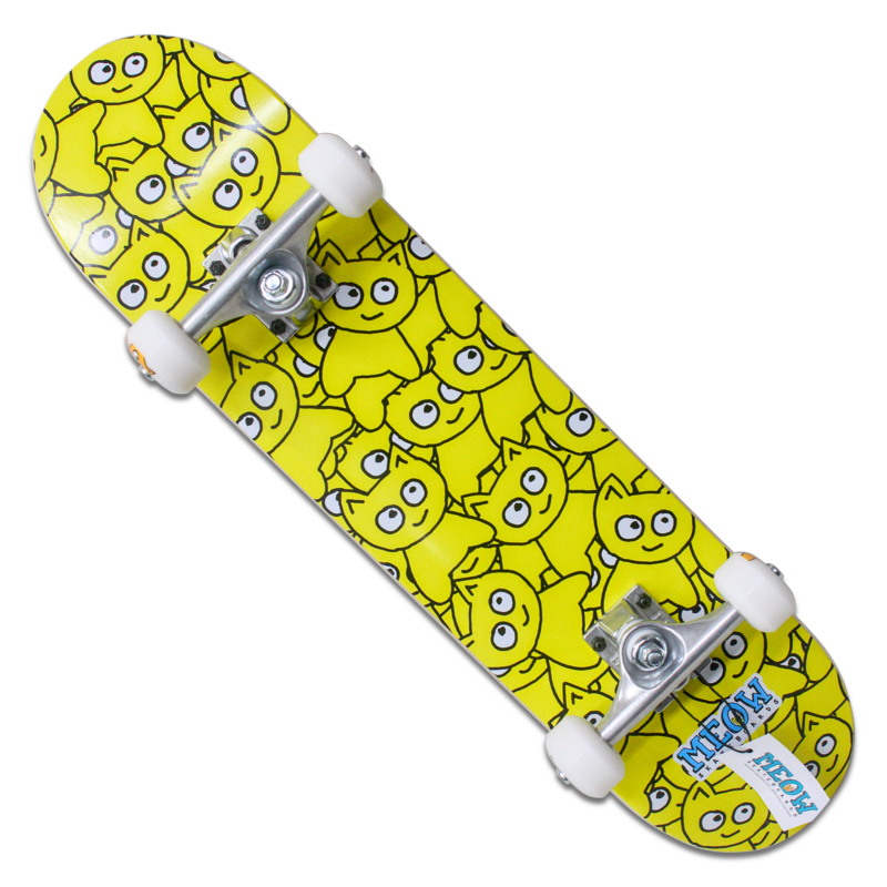 meow complete sticker pile cmyk yellow