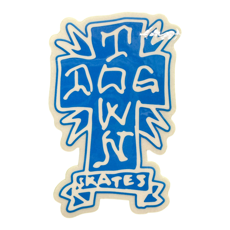 dogtown sticker gonz cross black