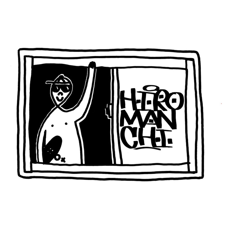 hiromanch skate shop logo